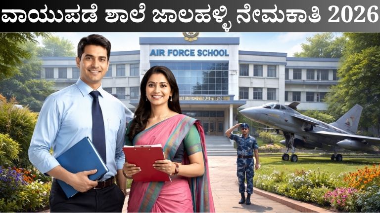 ವಾಯುಪಡೆ ಶಾಲೆ ಜಾಲಹಳ್ಳಿ ನೇಮಕಾತಿ 2026